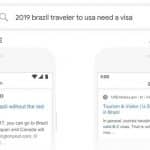 Search results for the same query, before and after the Google Bert update was applied. Source: Google's Search blog