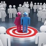 image of 2 people in a bullseye